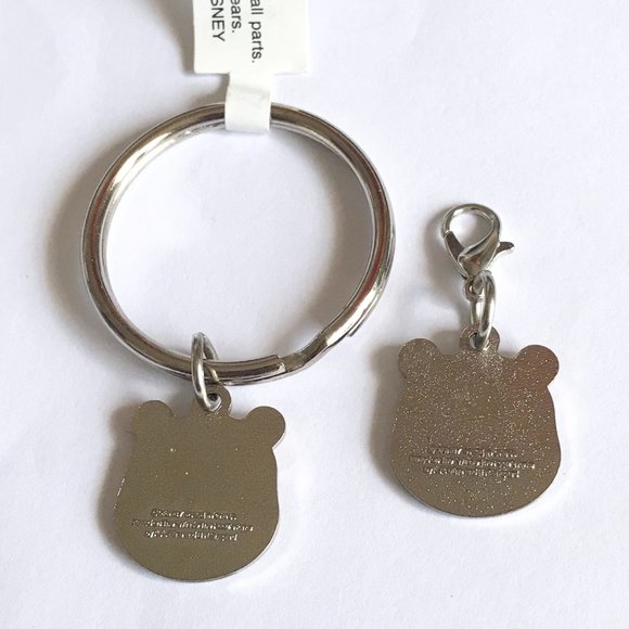 Vintage Disney Winnie the Pooh Bear Keychain & Charm Bundle Disneyana Purse - Picture 8 of 10